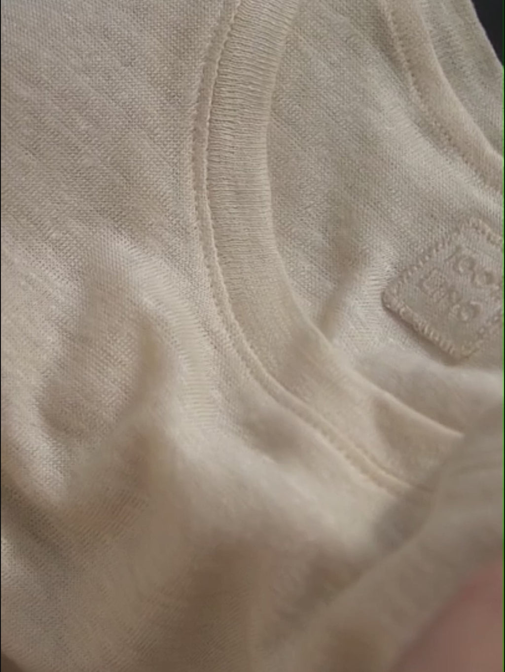 比利時亞麻圓領T-shirt